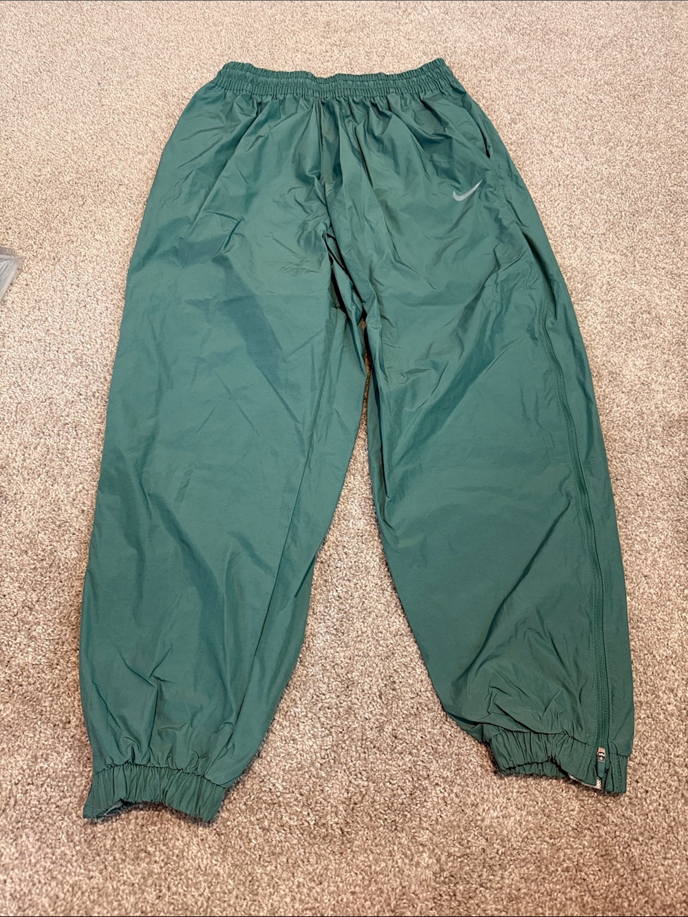 Nike Kids Green Elastic Hem Pants